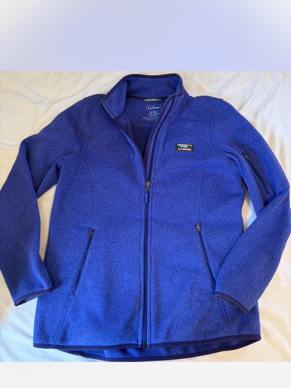 LLBean zip up sweater jacket
